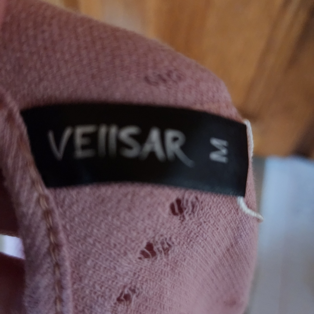 VEIISAR Blush Cotton Dress Size M NWT - Picture 3 of 8
